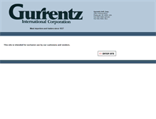 Tablet Screenshot of gurrentz.com